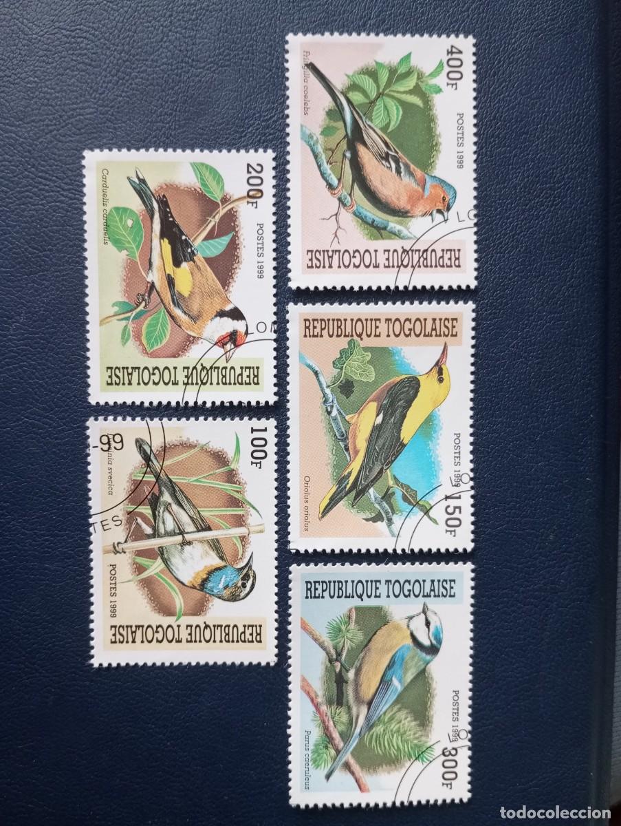 Sellos: FAUNA, P&Aacute;JAROS, SELLOS DE TOGO