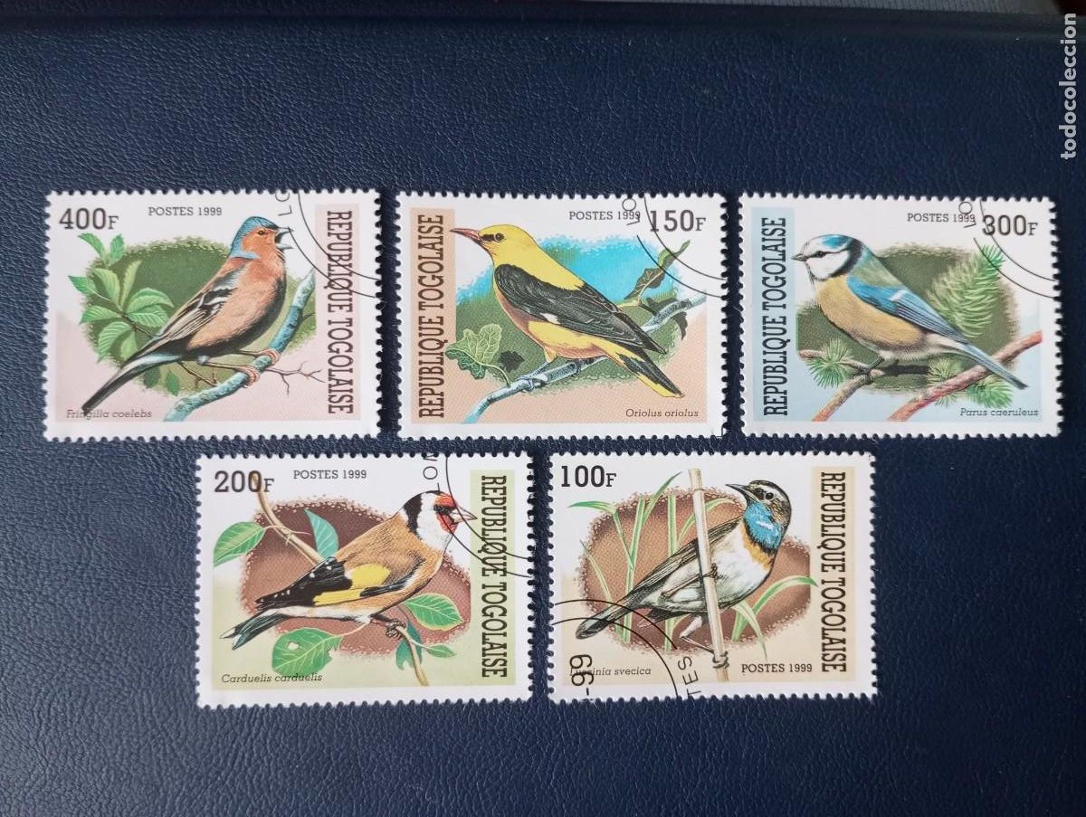 Sellos: FAUNA, P&Aacute;JAROS, SELLOS DE TOGO