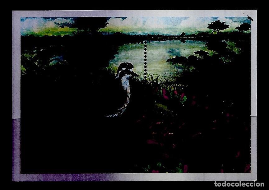 Sellos: TANZANIA 2000, HOJA BLOQUE TEMA FAUNA P&Aacute;JAROS. MNH.