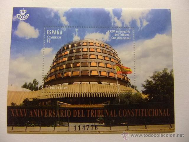 Selos: NUT ESPA&Ntilde;A ESPAGNE 2015 / XXV ANIVERSARIO TRIBUNAL CONSTITUCIONAL / EDIFIL 4986 MNH