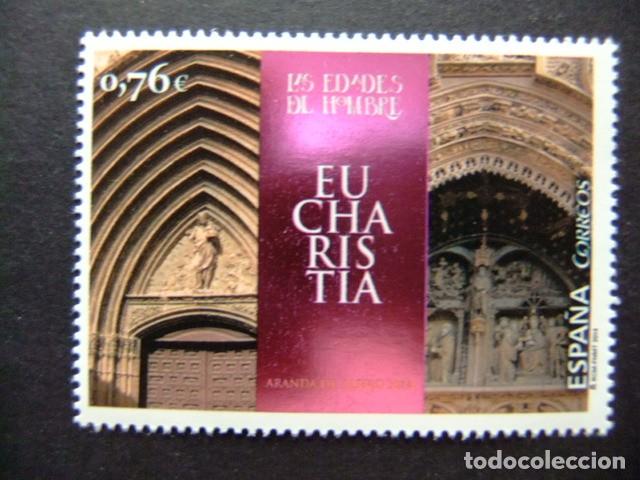 Selos: NUT ESPA&Ntilde;A ESPAGNE 2014 /EUCARISTIAS de SANTA MARIA la REAL y SAN JUAN BAUTISTA / EDIFIL 4887 MNH