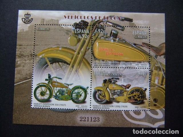 Selos: NUT ESPA&Ntilde;A ESPAGNE 2014 / MOTOCICLETA HARLEY DAVIDSON 350 (1927) / EDIFIL 4902 MNH