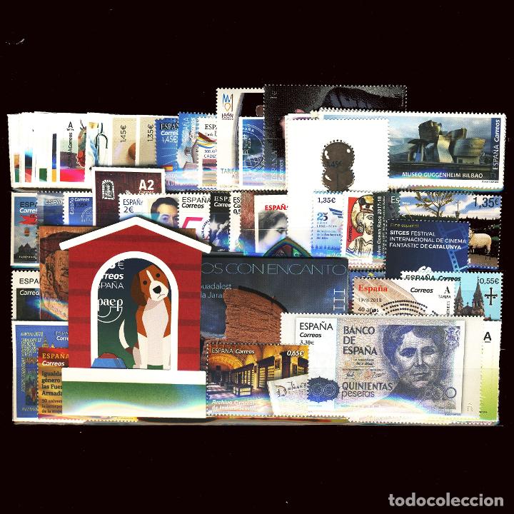 Sellos: A&ntilde;o completo 2018 con Hojas bloque y carnet