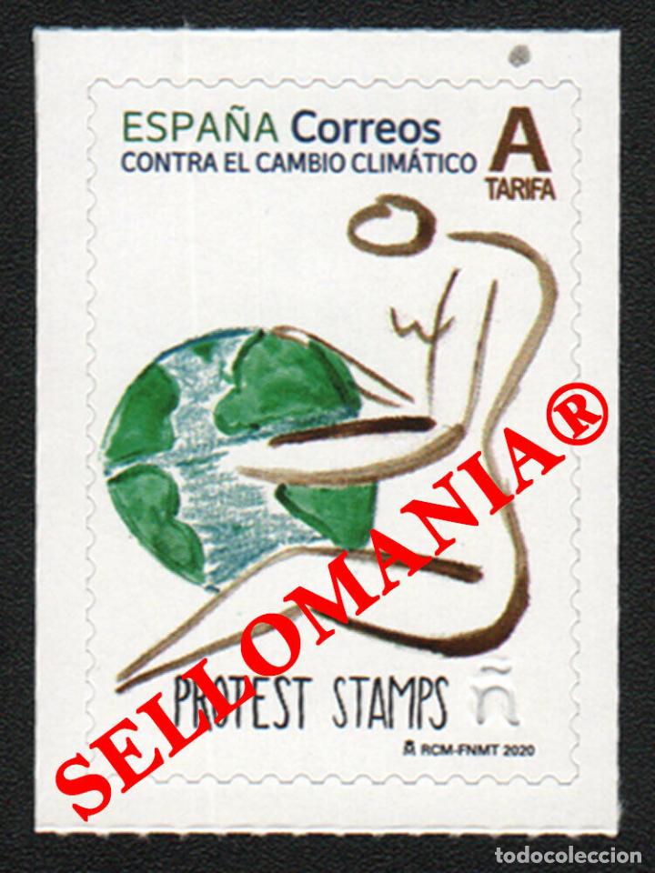 Sellos: 2020 CONTRA EL CAMBIO CLIMATICO PROTEST STAMPS CLIMATE CHANGE ** MNH TC23727