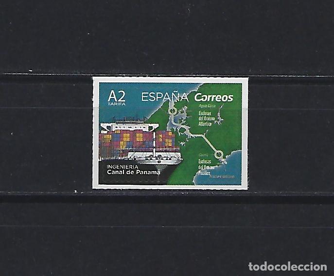 Timbres: 5284 INGENIERIA ESPA&Ntilde;OLA CANAL DE PANAMA BARCOS 2019