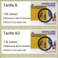 Sellos: SPAIN 2020 - POSTAL LABELS ATM COLLECTION - SET MNH**. Lote 403178489