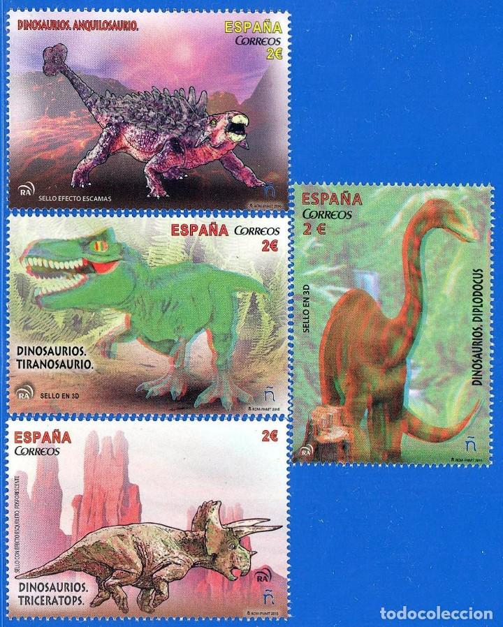 Sellos: ESPA&Ntilde;A. 2015. DINOSAURIOS - Foto 1