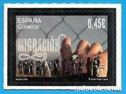 Sellos: ESPA&Ntilde;A. 2016. MIGRACION - Foto 1