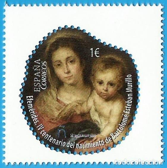 Sellos: ESPA&Ntilde;A. 2017. BARTOLOME ESTEBAN MURILLO - Foto 1