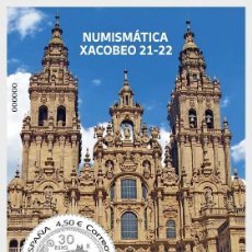 Timbres: SPAIN 2022 - NUMISMATICS, XACOBEO 21-22 - MINIATURE SHEET MNH**. Lote 362983925