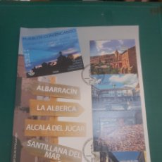 Sellos: USADO LUJO 5941/44 SPD PUEBLOS ENCANTO 2016 ALBARRACÍN/LA ALBERCA/ALCALÁ JÚCAR/SANTILLANA MAR/. Lote 364464046