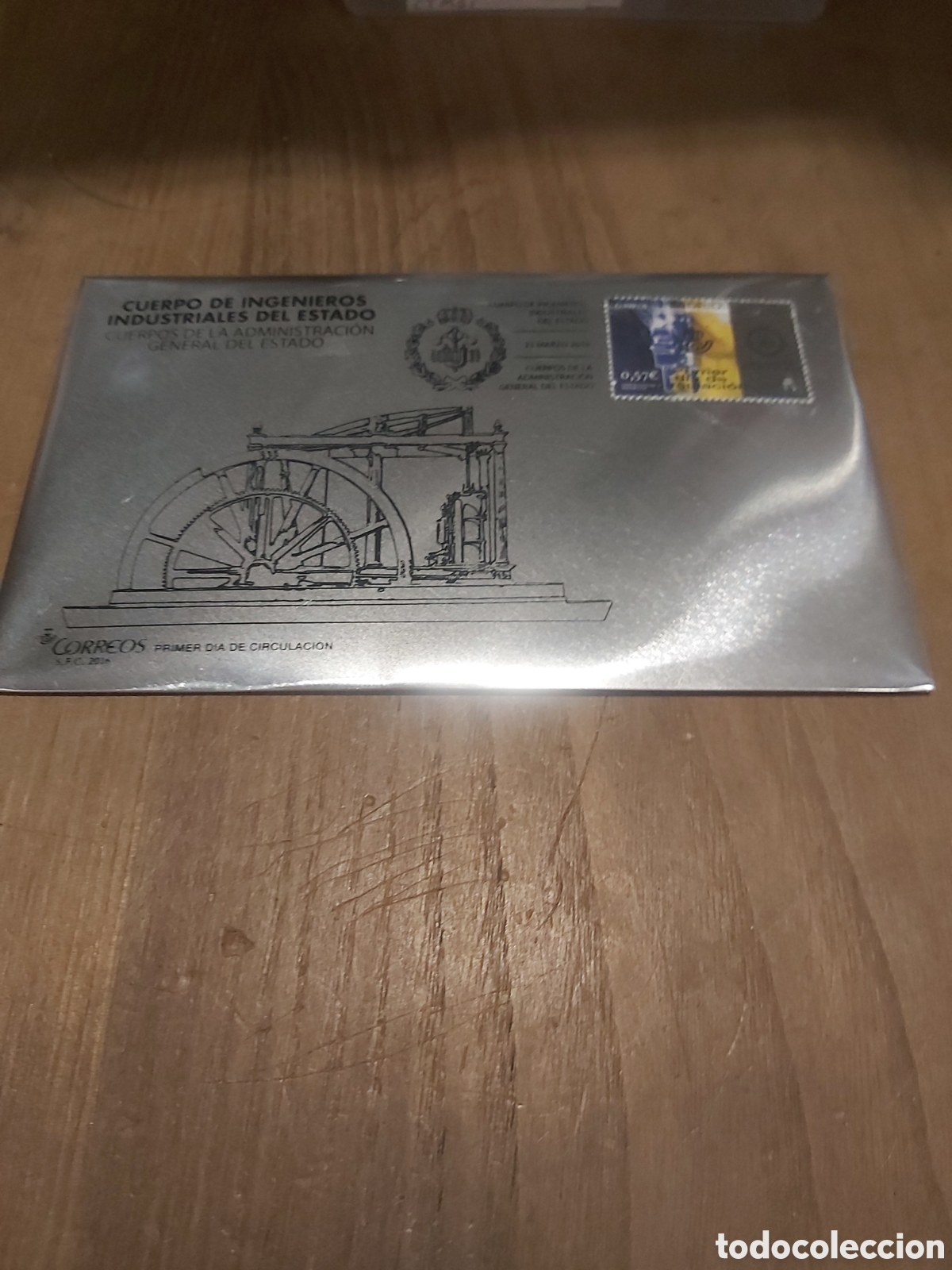 Stamps: Sobre met&aacute;lico cuerpos de ingenieros brazo rob&oacute;tico edifil 5045 sfc pieza exclusivo 9