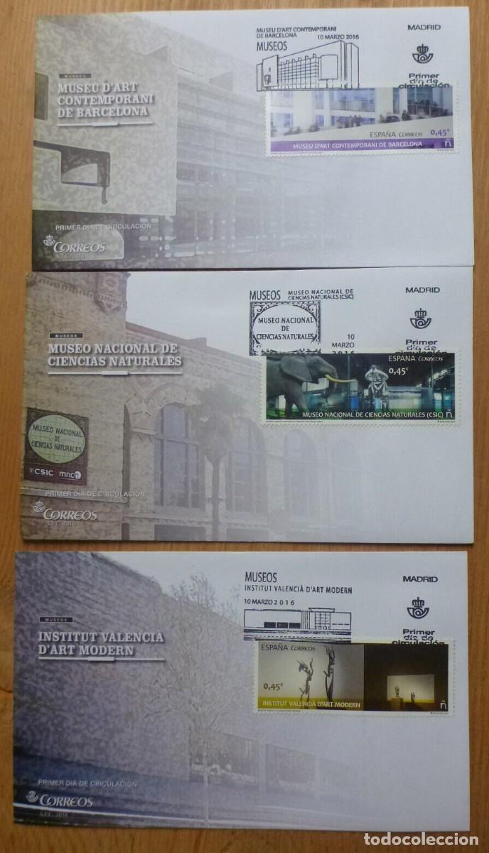 Sellos: Spain 2016 - FDC Museos - Foto 1