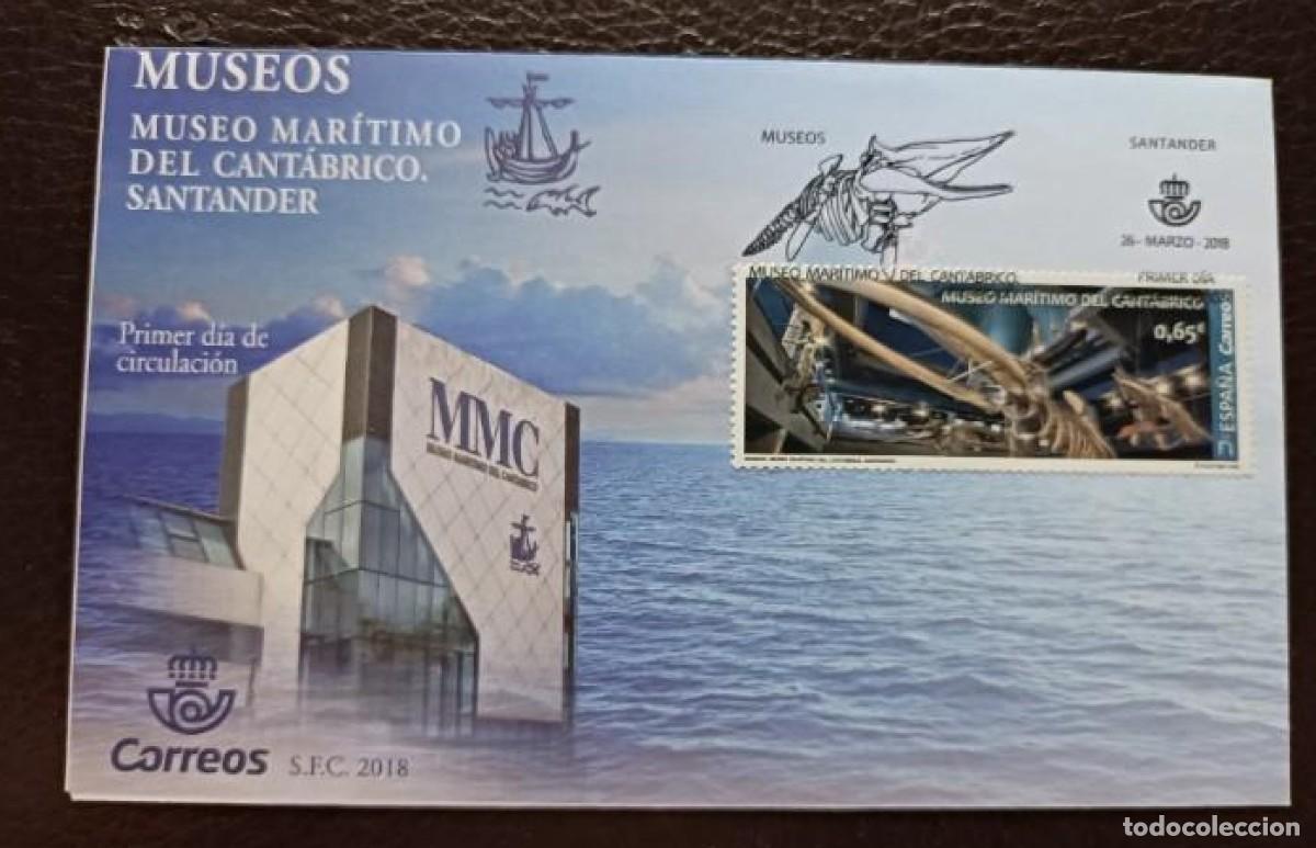 Sellos: Spain 2018 - FDC Museos - Foto 1