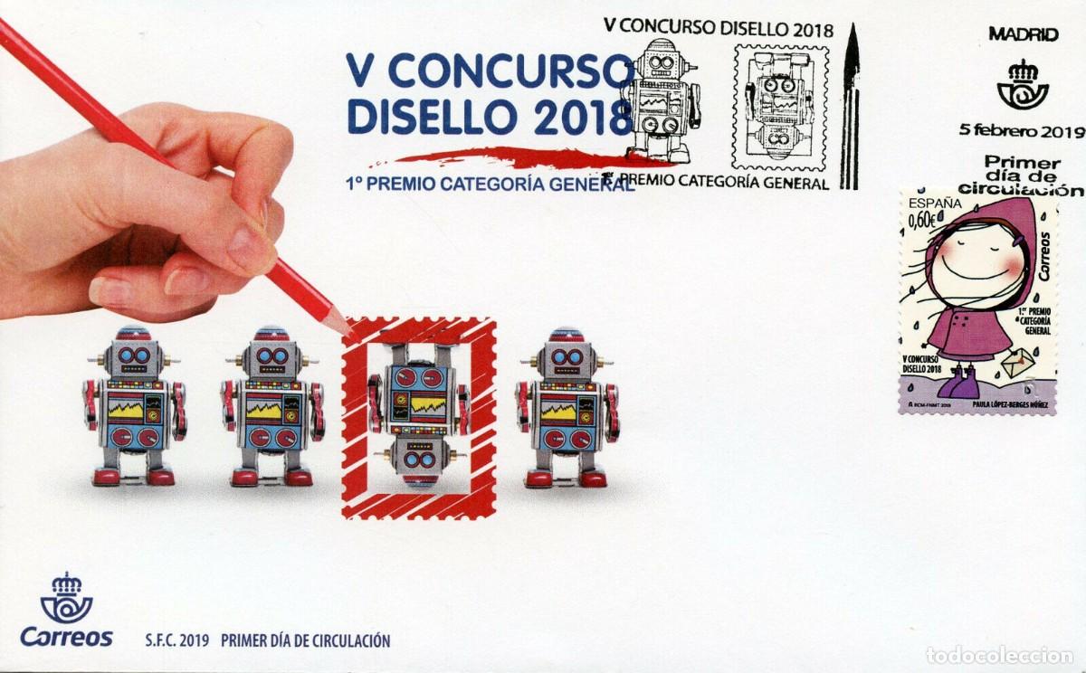 Sellos: Spain 2019 - FDC Concurso disello - Foto 1