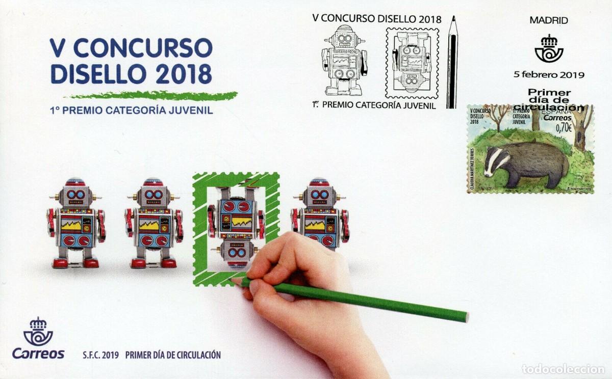 Sellos: Spain 2019 - FDC Concurso disello - Foto 1