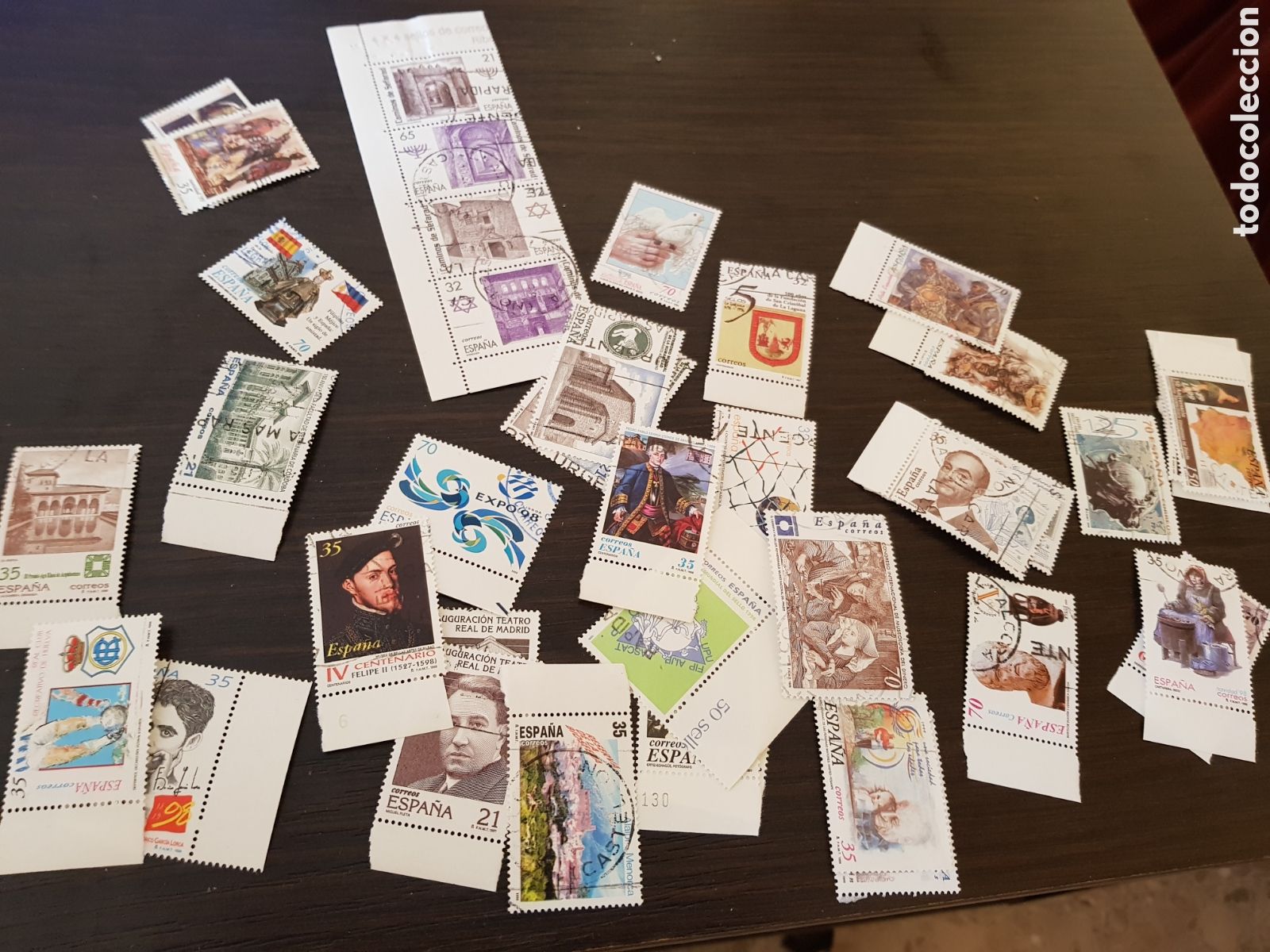 Stamps: Sellos usados a&ntilde;o 1998-99