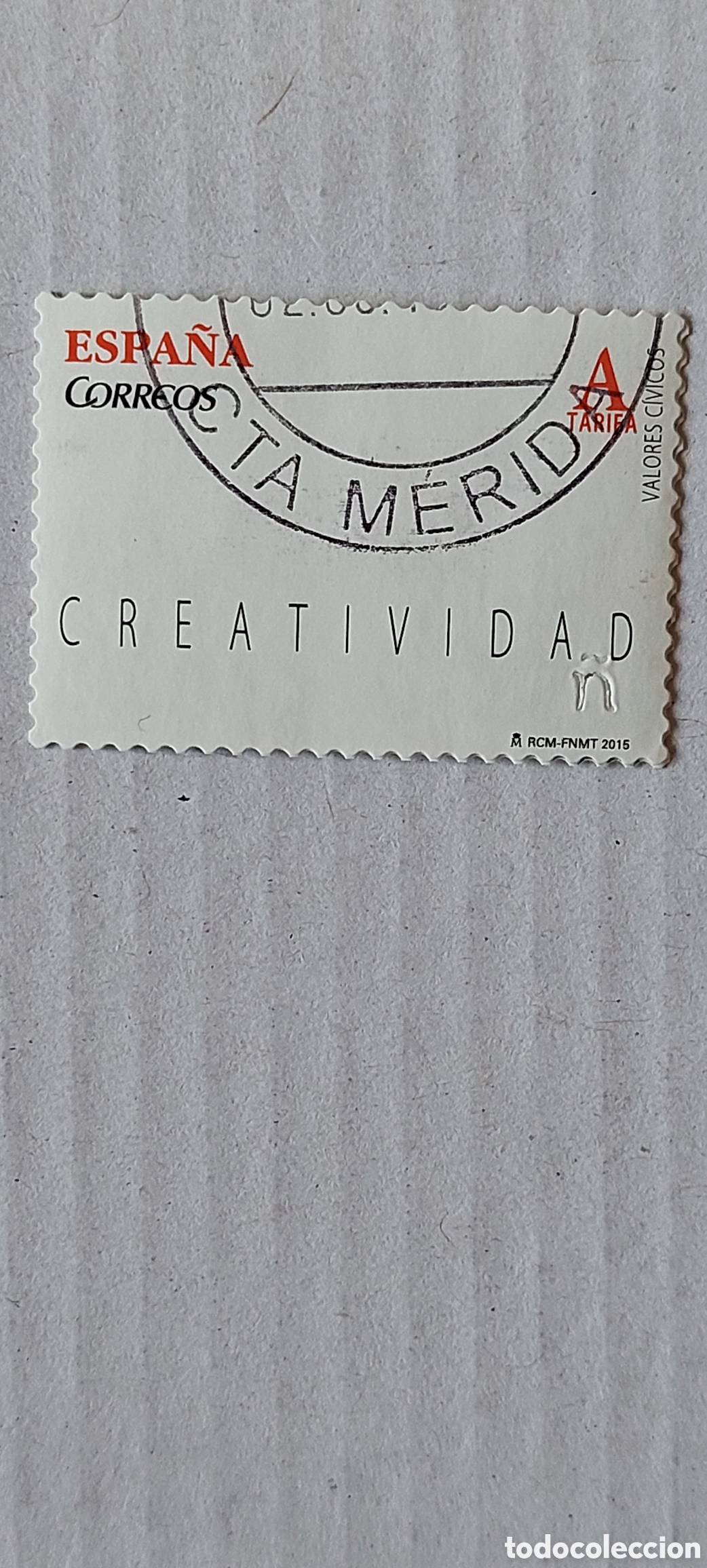 Sellos: 2015 Espa&ntilde;a Usado Creatividad - Foto 1
