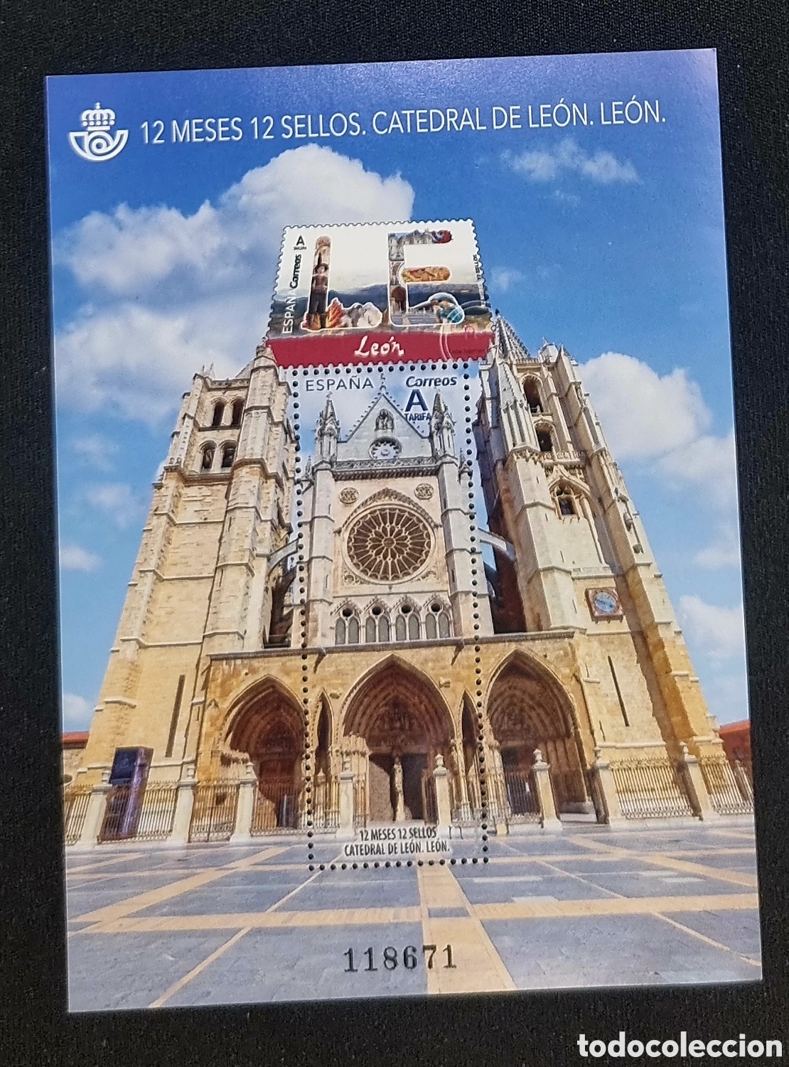 Sellos: Catedral de Le&oacute;n Espa&ntilde;a 2018 - Foto 1