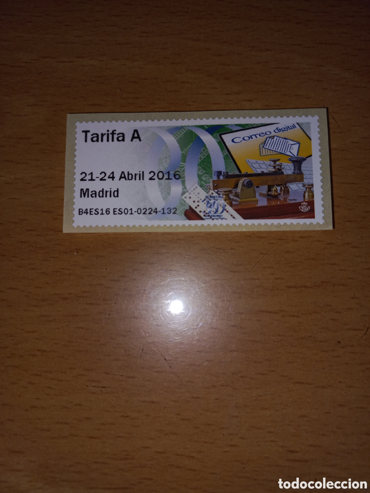 Sellos: ATMS TARIFA A MADRID 2016. - Foto 1