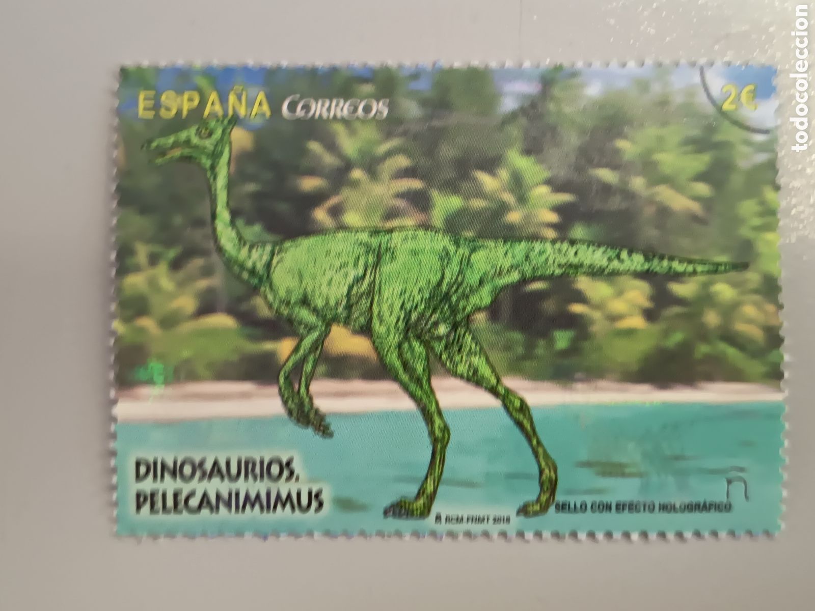 Sellos: ESPA&Ntilde;A 2016. SELLOS MUESTRA. DINOSAURIOS. EDIFIL 5064M. NUEVOS CON GOMA. MNH**