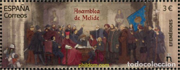 Sellos: 777305 MNH ESPA&Ntilde;A 2026 EFEM&eacute;RIDES. ASAMBLEA DE MELIDE.