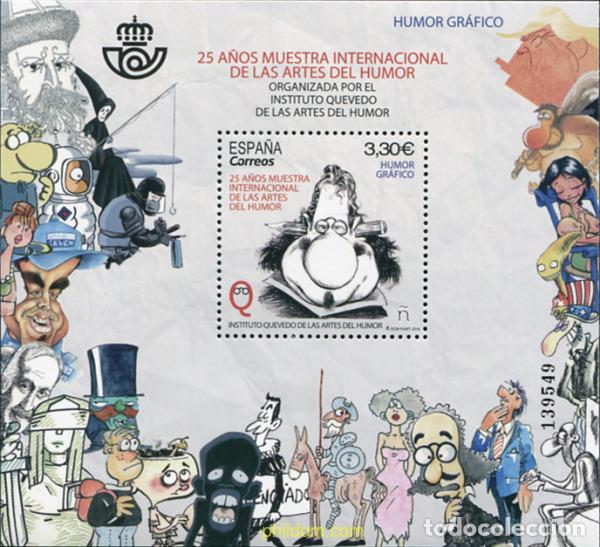 Sellos: 585909 MNH ESPA&Ntilde;A 2018 25 A&Ntilde;OS MUESTRA INTERNACIONAL DE LAS ARTES DEL HUMOR