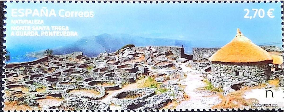 Sellos: Espa&ntilde;a. 5565 Naturaleza: Monte Santa Trega , A Guarda (Pontevedra). 2022. Sellos nuevos y numeraci&oacute;n