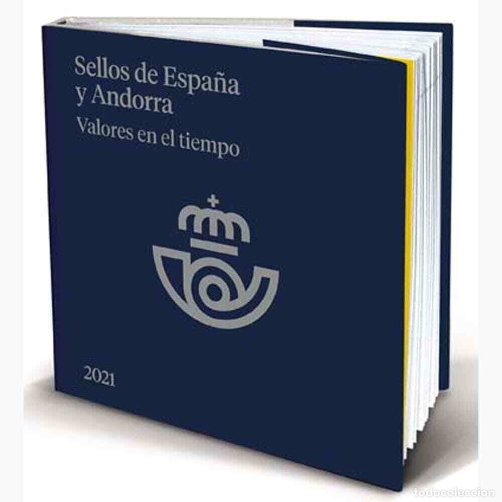Sellos: Valores en el Tiempo 2021 Libro de sellos de correos Espa&ntilde;a y Andorra SIN SELLOS