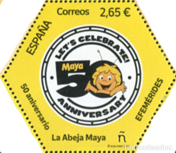 Sellos: 781290 MNH ESPA&Ntilde;A 2026 EFEM&eacute;RIDES. 50 ANIVERSARIO LA ABEJA MAYA.