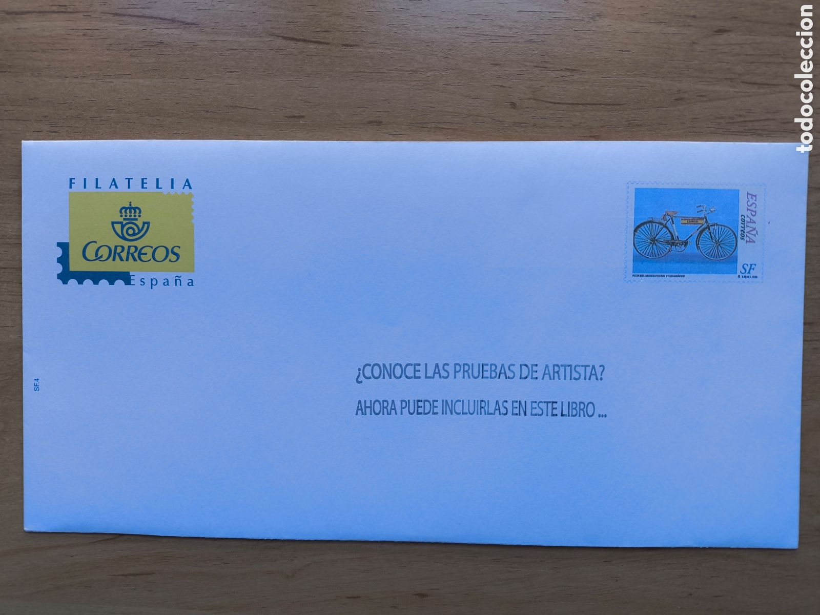 Sellos: Sobre Entero postal servicio filat&eacute;lico