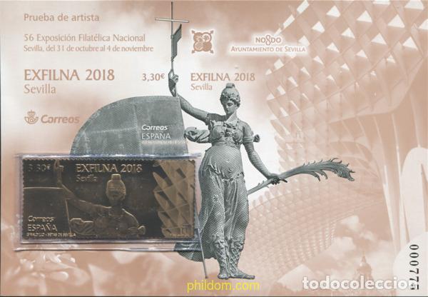 Sellos: 593410 MNH ESPA&Ntilde;A 2018 56 EXPOSICION FILATELICA NACONAL - EXFILNA-2018 SEVILLA