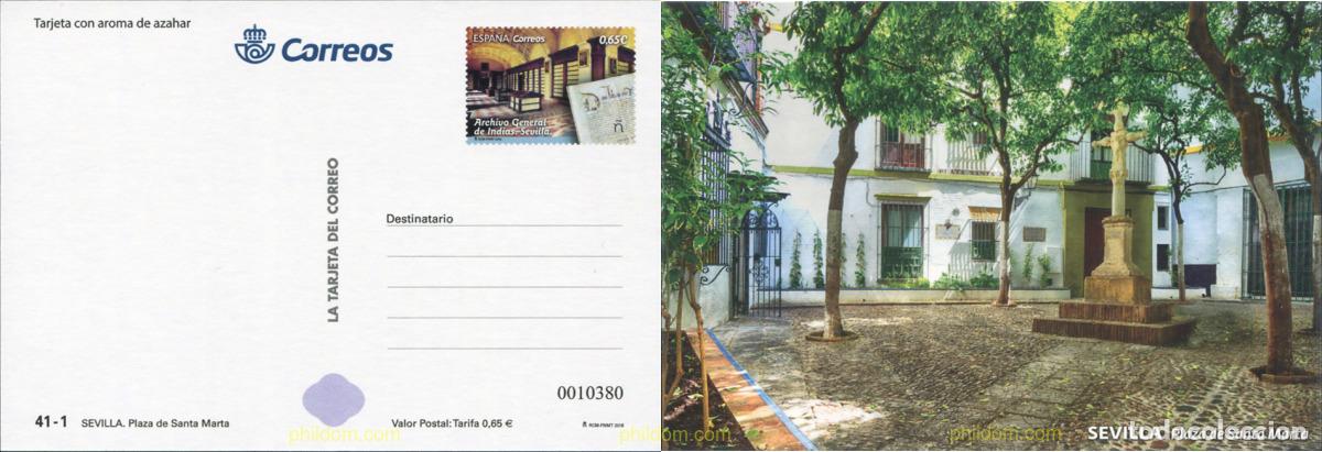 Sellos: 593414 MNH ESPA&Ntilde;A 2018 ARCHIVO GENERAL DE INDIAS - SEVILLA