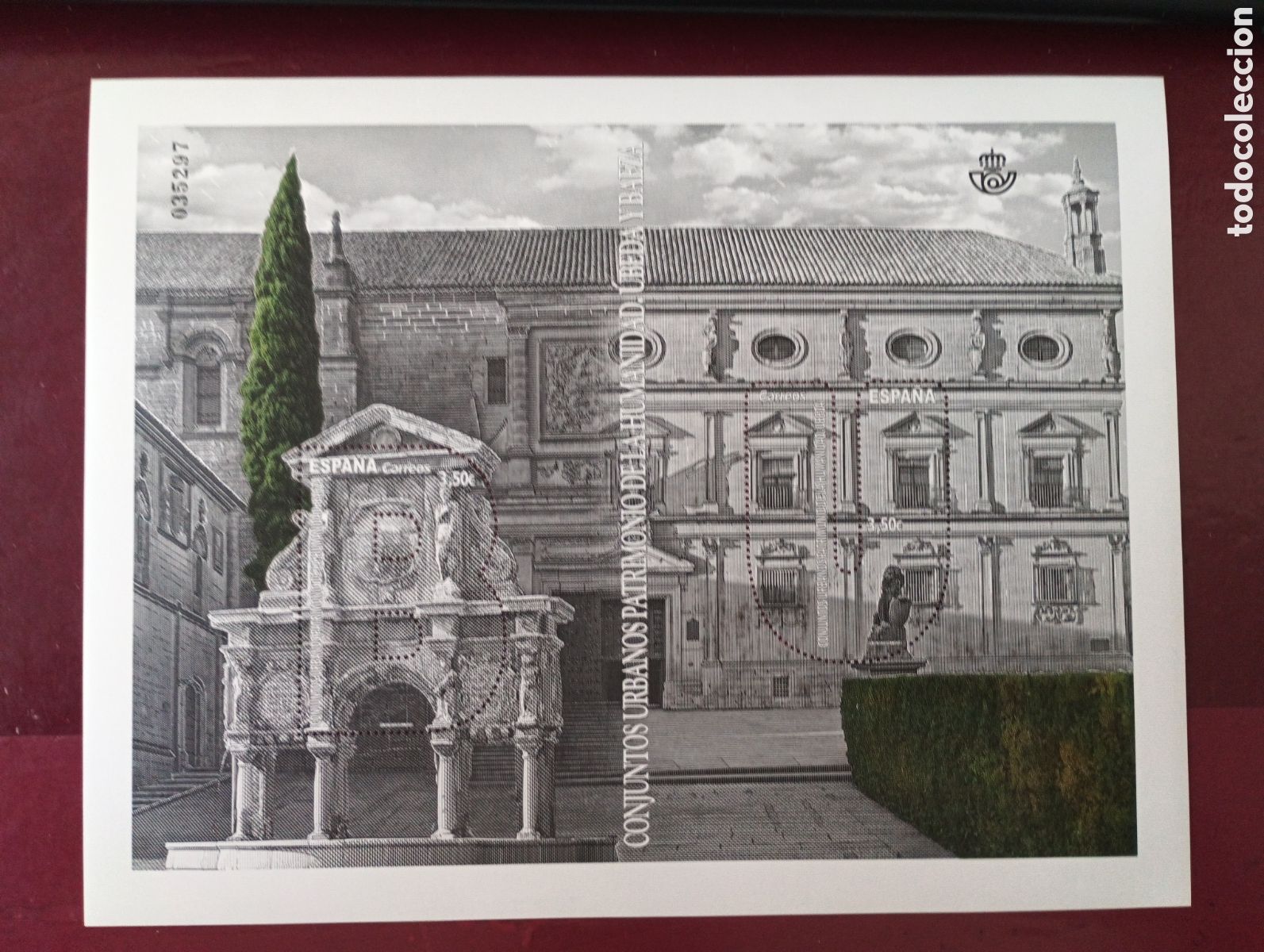 Sellos: SELLOS ESPA&Ntilde;A MNH 2019 MINIPLIEGO PATRIMONIO DE LA HUMANIDAD. UBEDA Y BAEZA. JAEN