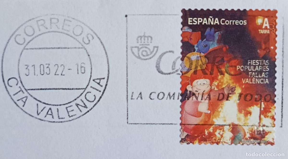 Sellos: Ed. 5548. Fallas de Valencia. Tarifa A. Usado - Foto 1