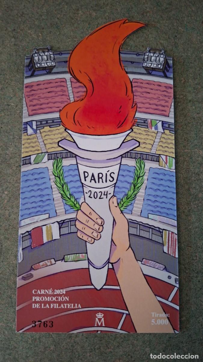 Sellos: CARNET PROMOCION DE LA FILATELIA - ECC, VALLADOLID 2024 - PARIS - TIRADA 5.000 EJEMPLARES ..A3567
