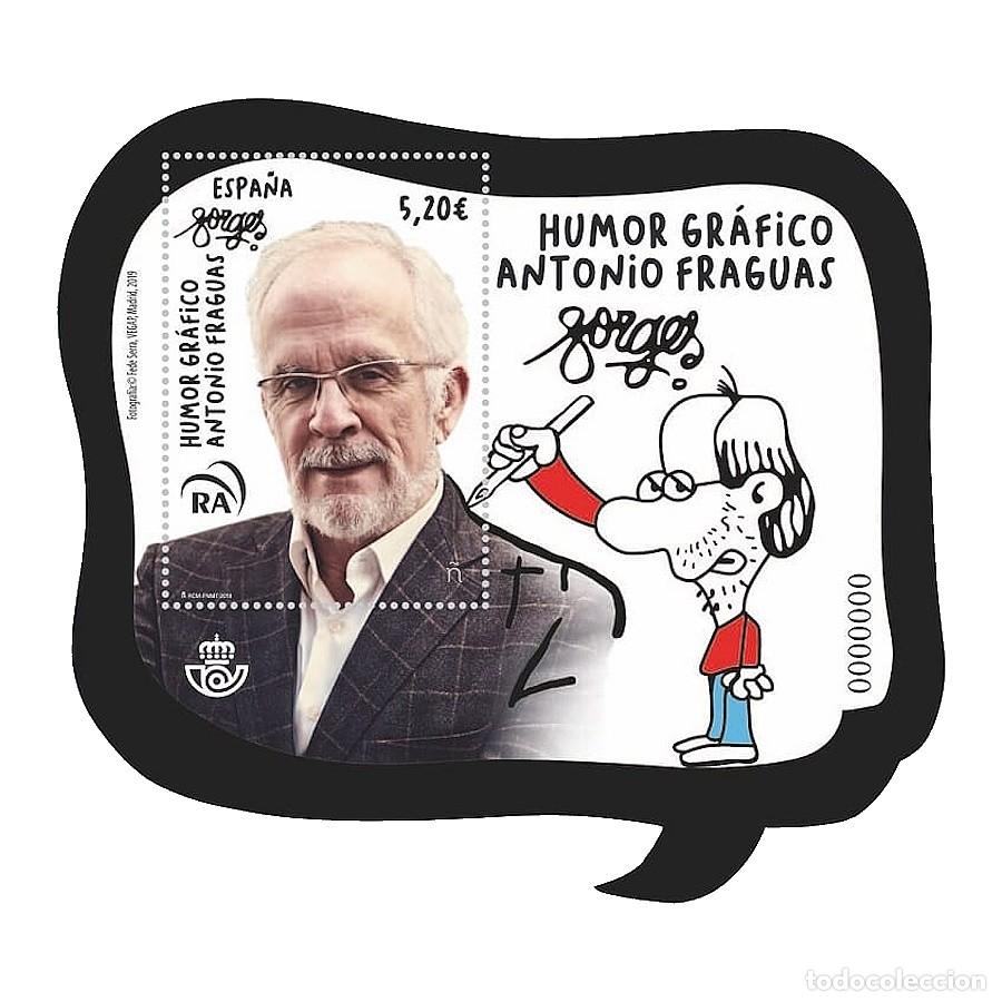 Timbres: Espa&ntilde;a 2019 [SLL] HB Humor gr&aacute;fico: Forges (MNH)