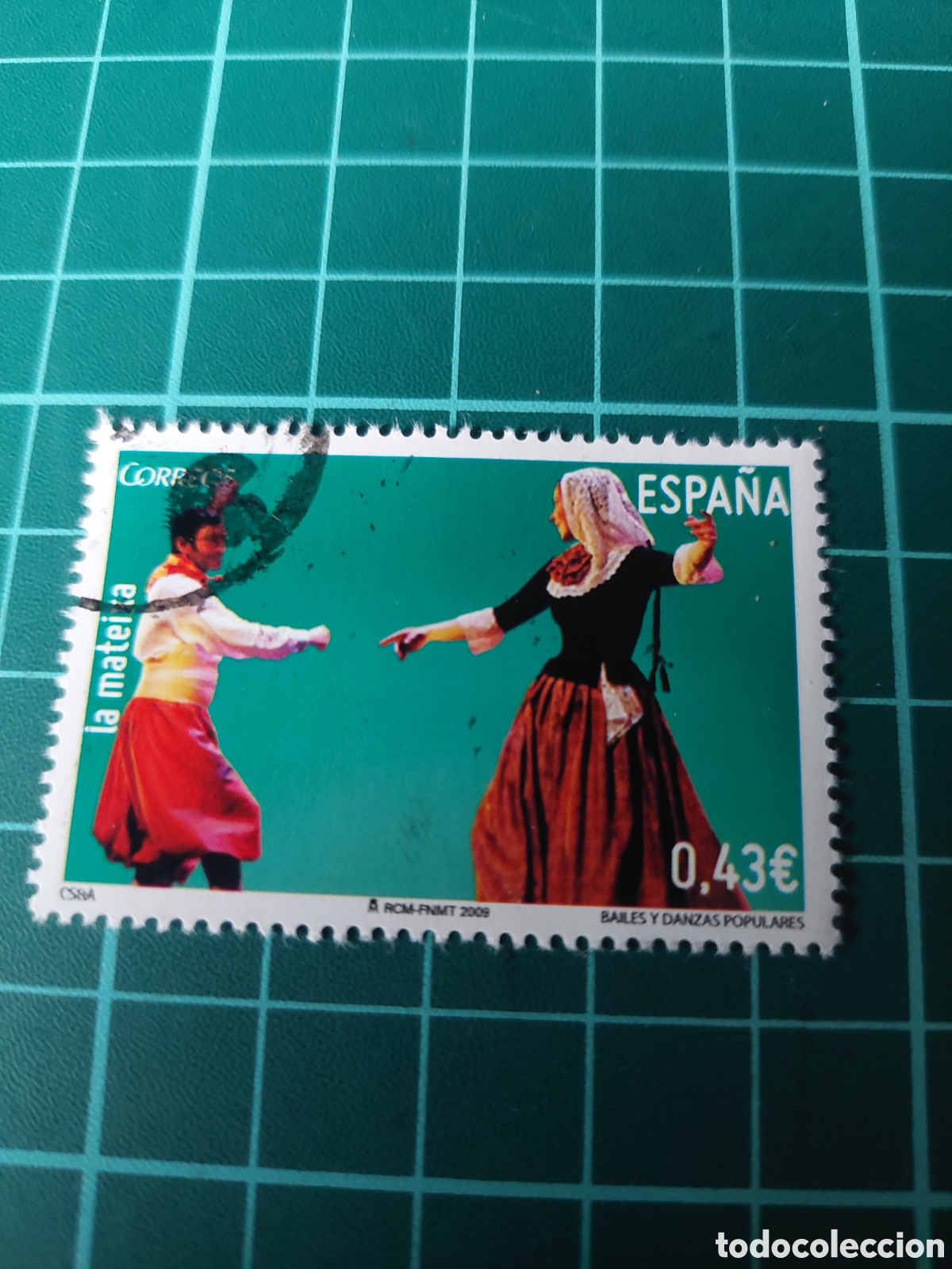 Sellos: BAILE Y DANZA POPULAR LA MAITEIXA EDIFIL 4490 2009 USADA o nuevos solicita faltas