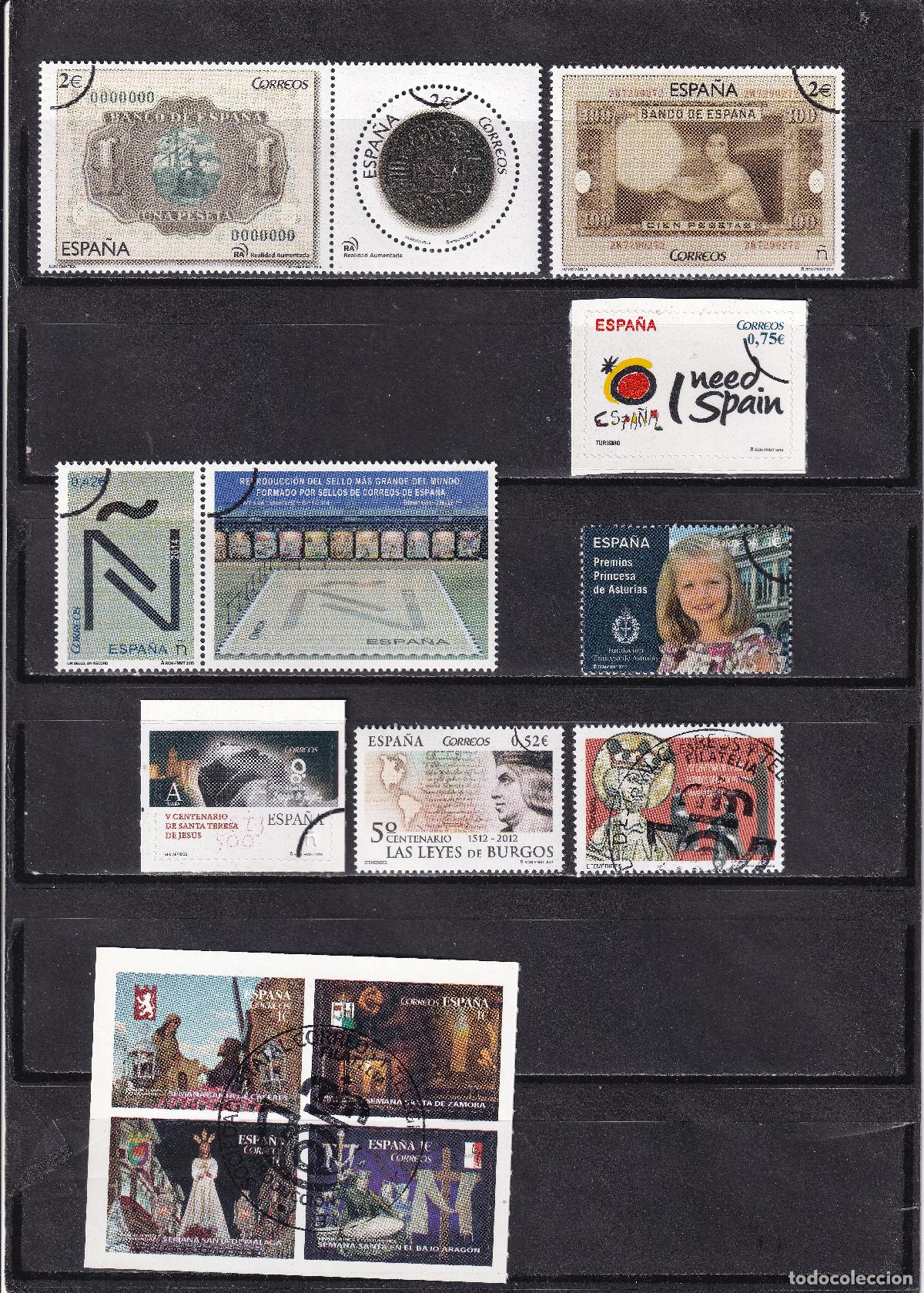 Sellos: 2013-2018 PEQUE&Ntilde;A COLECCI&Oacute;N EJEMPLARES MUESTRA. BAJO FACIAL. LEER DESCRIPCI&Oacute;N