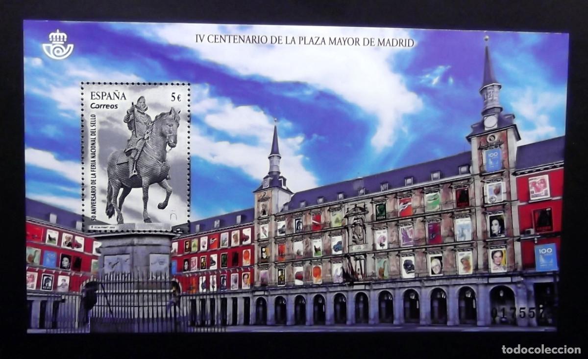 Sellos: 5225 SERIE NUEVA SIN CH. FERIA NACIONAL SELLO MADRID.