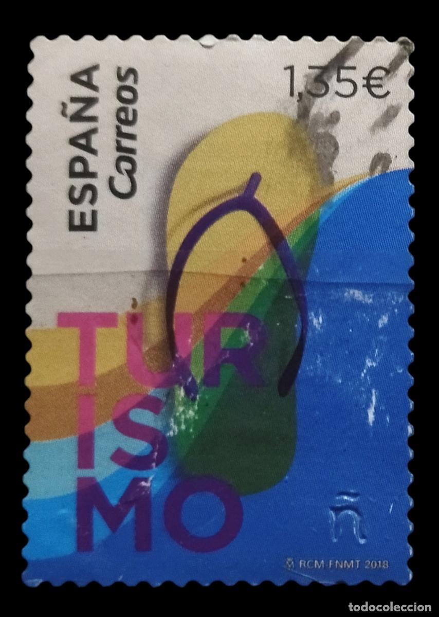 Sellos: ESPA&Ntilde;A 2018 TURISMO. EDIFIL N.&ordm; 5198. USADO.