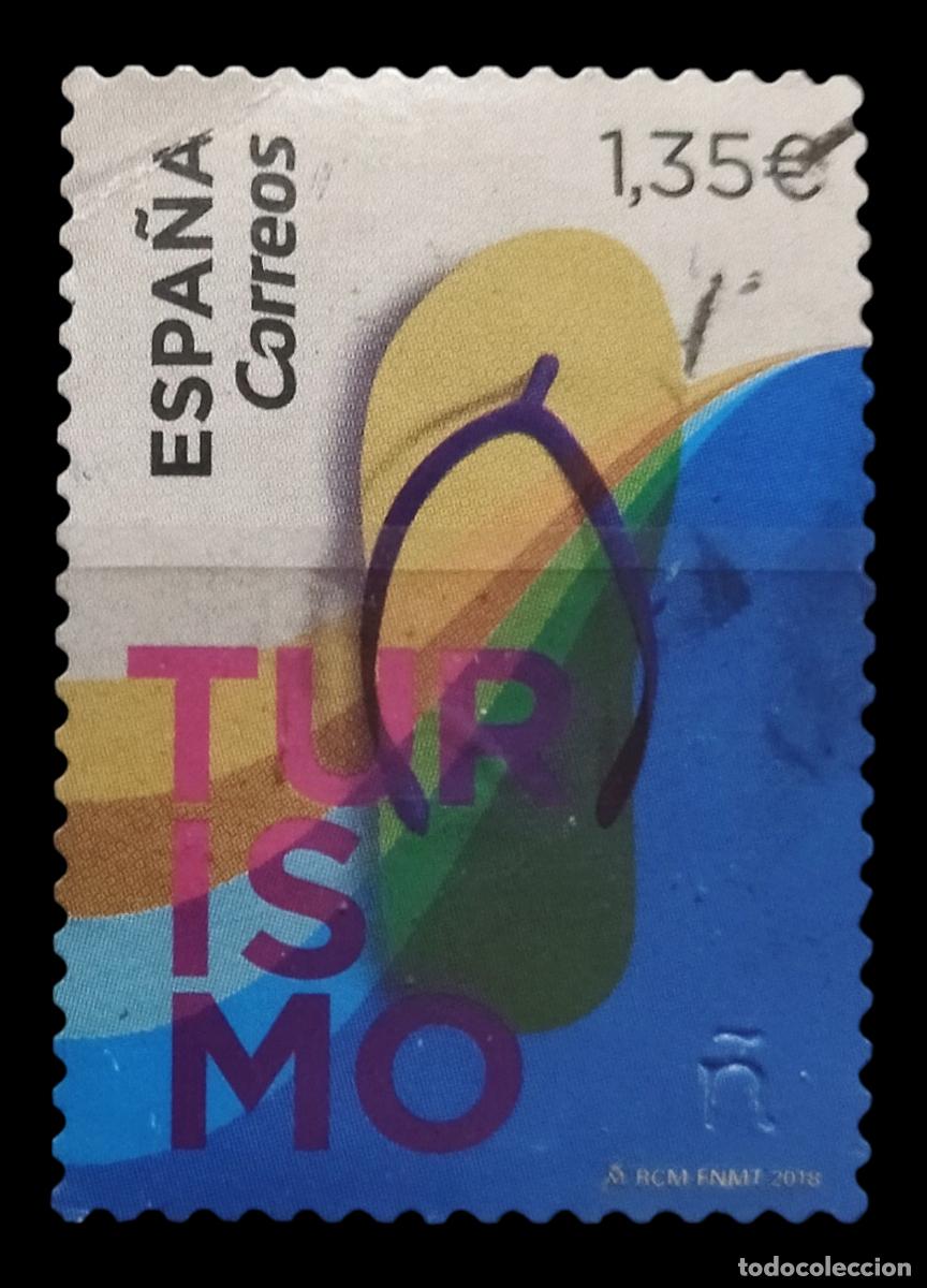 Sellos: ESPA&Ntilde;A 2018 TURISMO. EDIFIL N.&ordm; 5198. USADO.