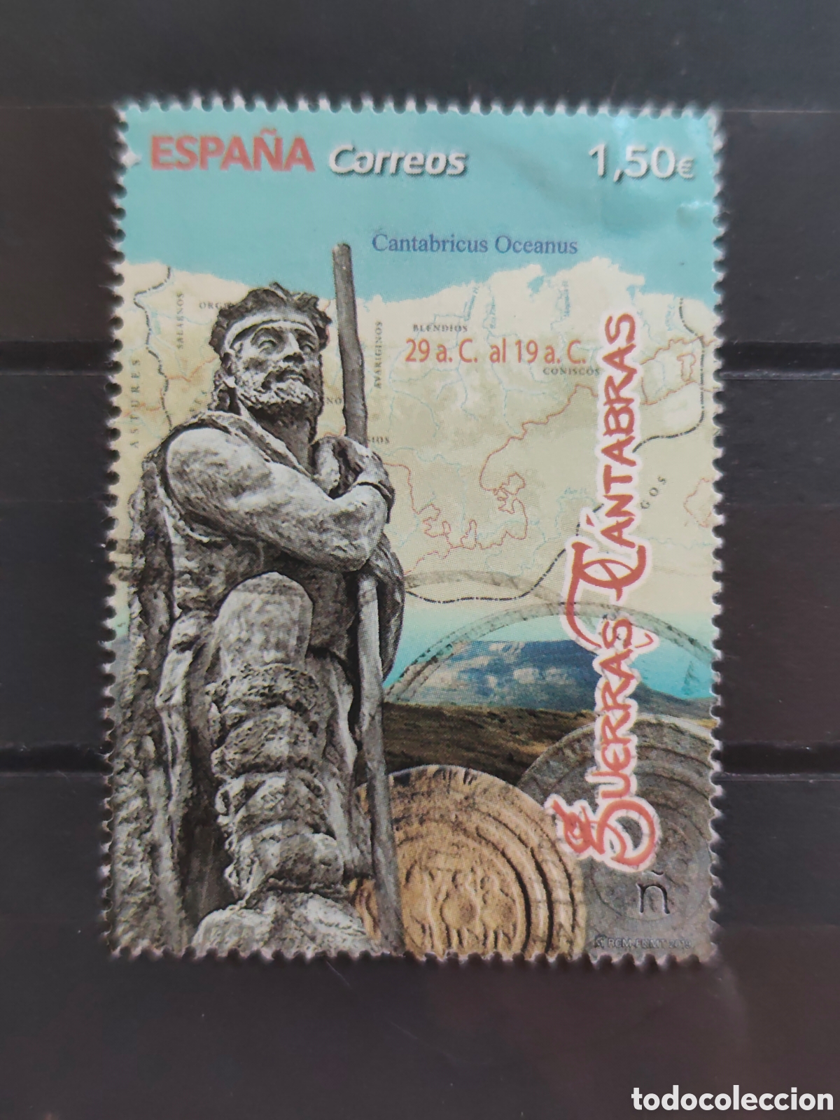 Sellos: ESPA&Ntilde;A 5356 a&ntilde;o 2020 Guerras C&aacute;ntabra Usado