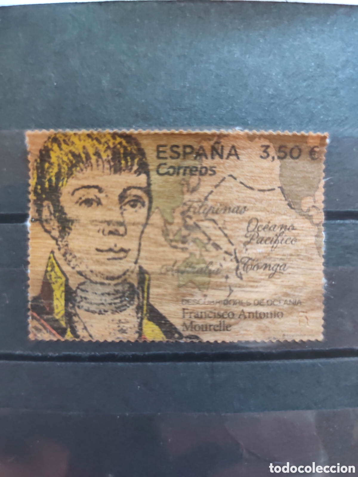 Sellos: ESPA&Ntilde;A 5350 a&ntilde;o 2019 Descubridores de Ocean&iacute;a Usado