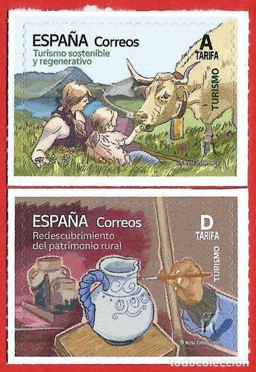 Sellos: Espa&ntilde;a. 2026. Turismo. Sostenible y regenerativo. Patrimonio Rural