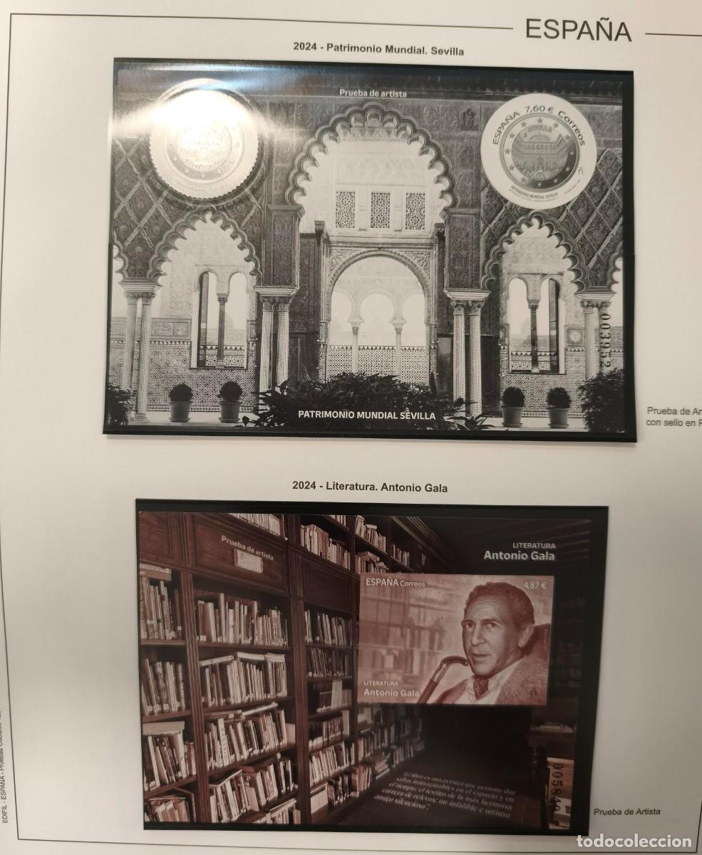 Sellos: ESPA&Ntilde;A. A&Ntilde;O 2024. COLECCI&Oacute;N COMPLETA DE 6 PRUEBAS DE LUJO. CAT&Aacute;LOGO 210 &euro;
