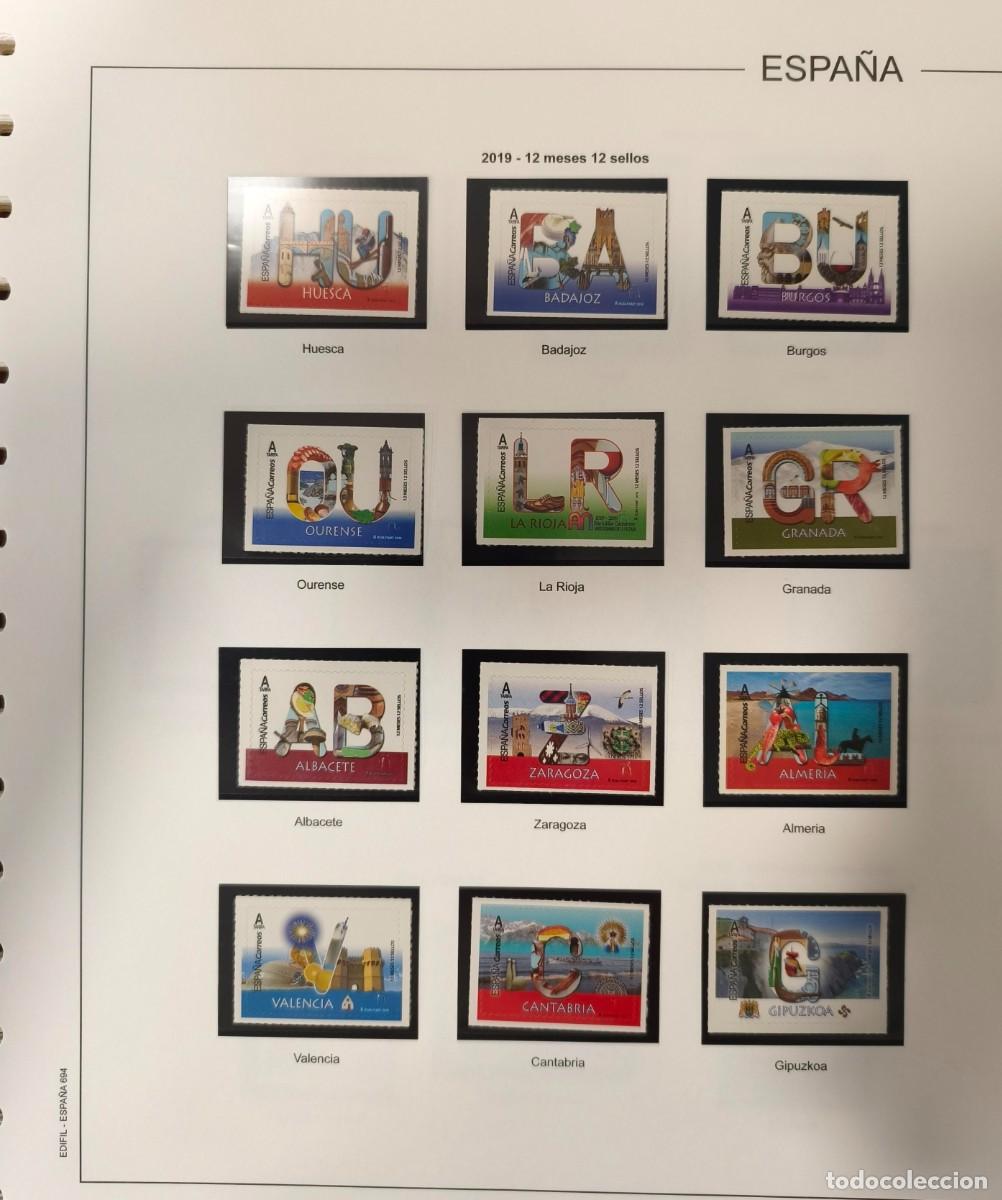 Sellos: ESPA&Ntilde;A. A&Ntilde;O 2019. COLECCION COMPLETA DE SELLOS,HB Y CARNETS. CAT&Aacute;LOGO 387,40 &euro;