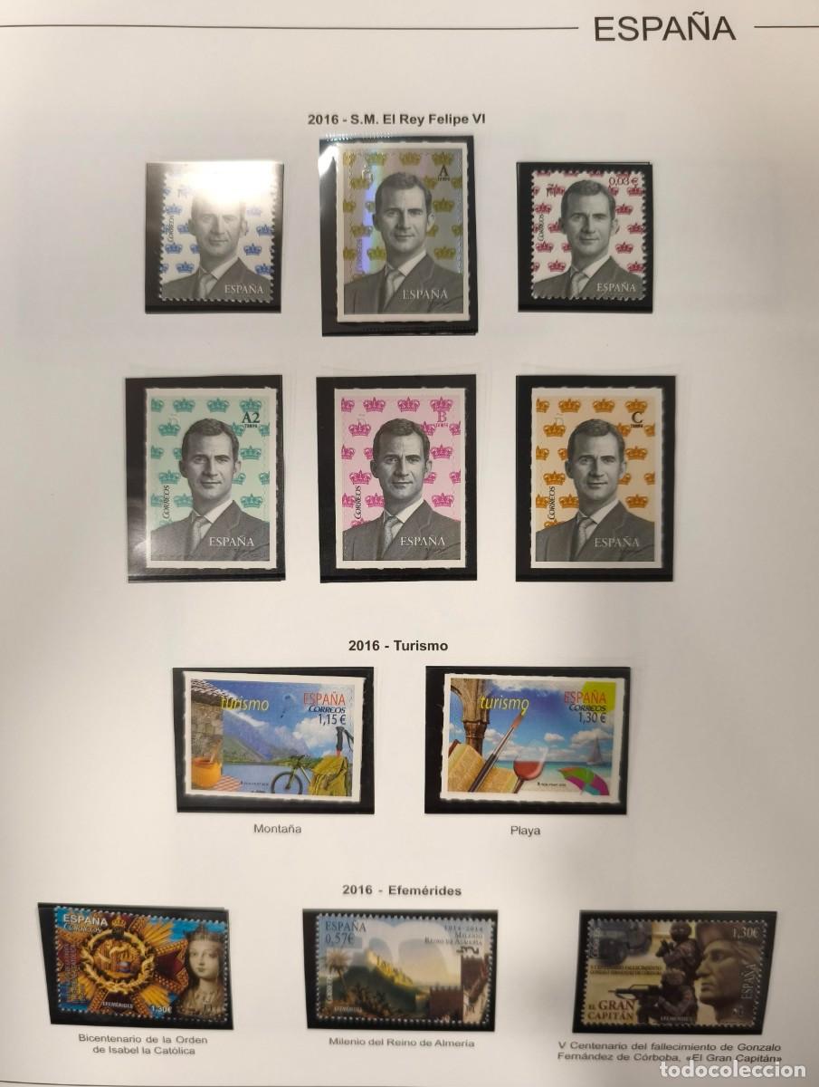 Sellos: ESPA&Ntilde;A. A&Ntilde;O 2016. COLECCION COMPLETA DE SELLOS,HB Y CARNETS. CAT&Aacute;LOGO 387,40 &euro;