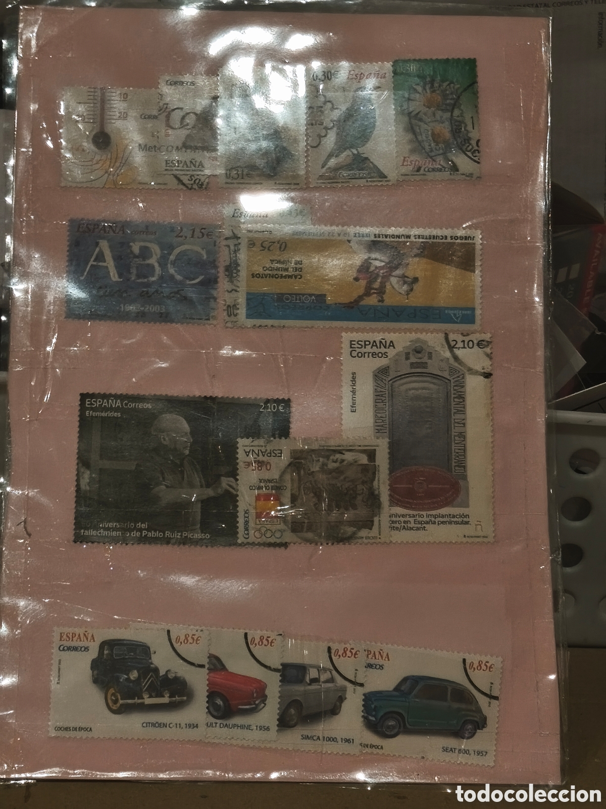 Sellos: Lote de sellos usados en euros de Espa&ntilde;a ver