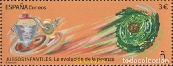 Sellos: 746094 MNH ESPA&Ntilde;A 2024 JUEGOS INFANTILES. LA EVOLUCI&oacute;N DE LA PEONZA.